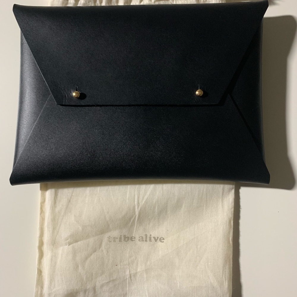 Tribe Alive Leather Clutch Brand New